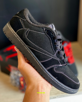 Air Jordan 1 Low x Travis Scott “Black Phantom” vista 7