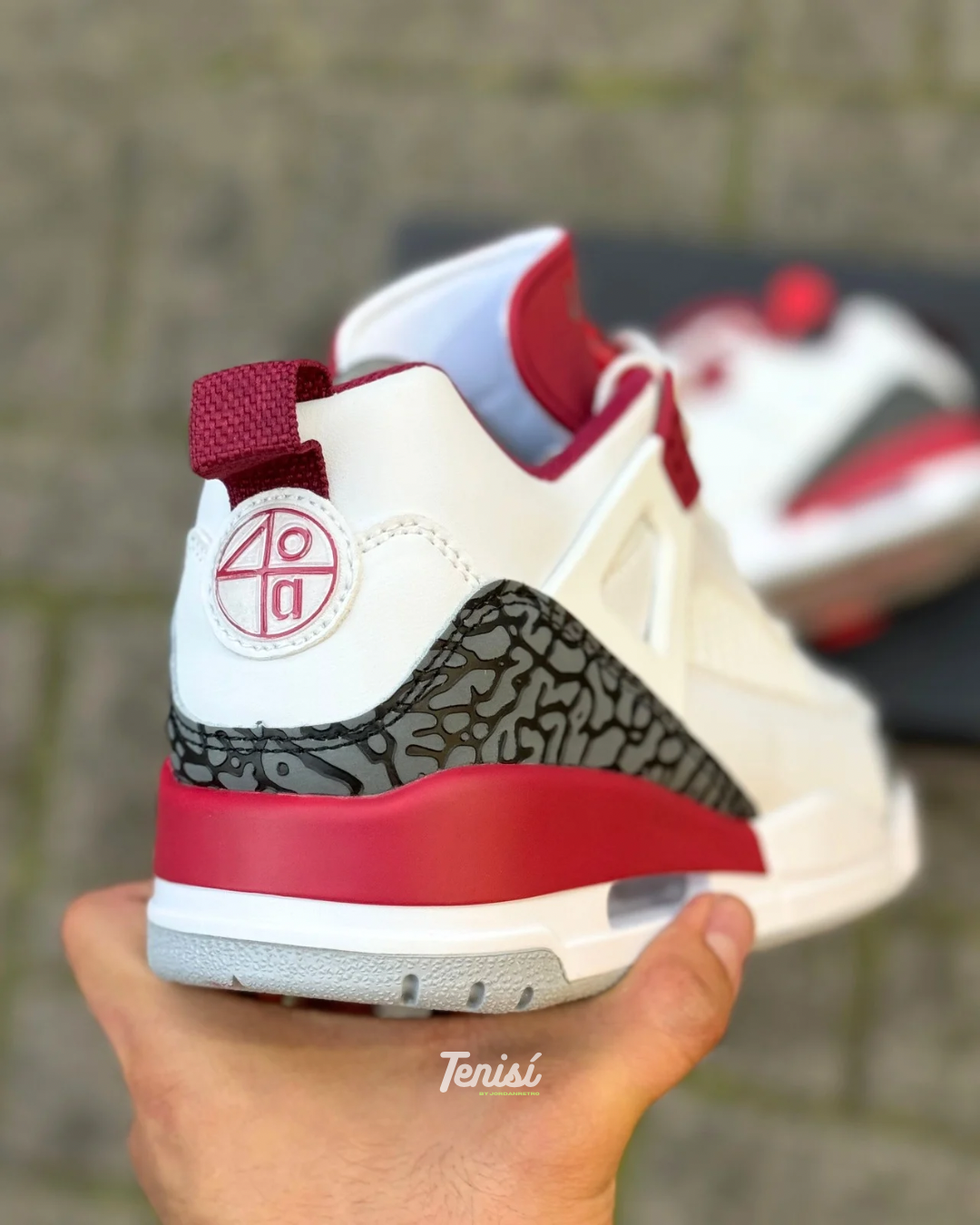 Jordan Spizike Low own “Fire Red”