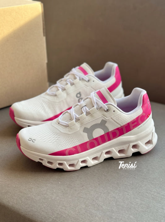 On Cloudmonster White Pink para mujer en Colombia - pago contra entrega envío gratis TENISI
