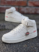 Nike Air Force 1 Mid x Supreme "Beige" vista 2