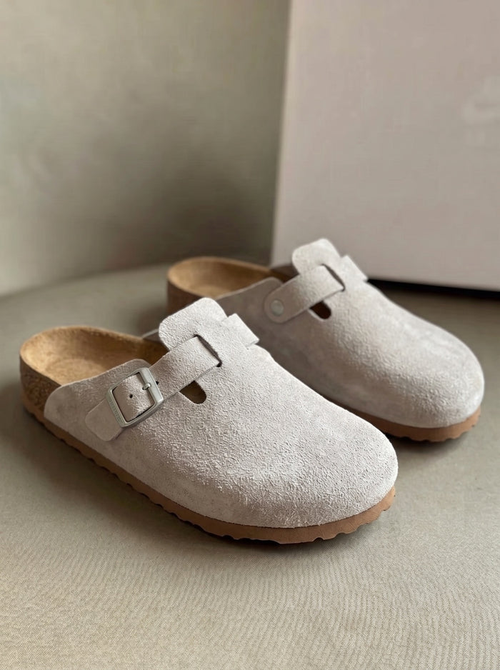 Birkenstock Boston "Colors" look 1