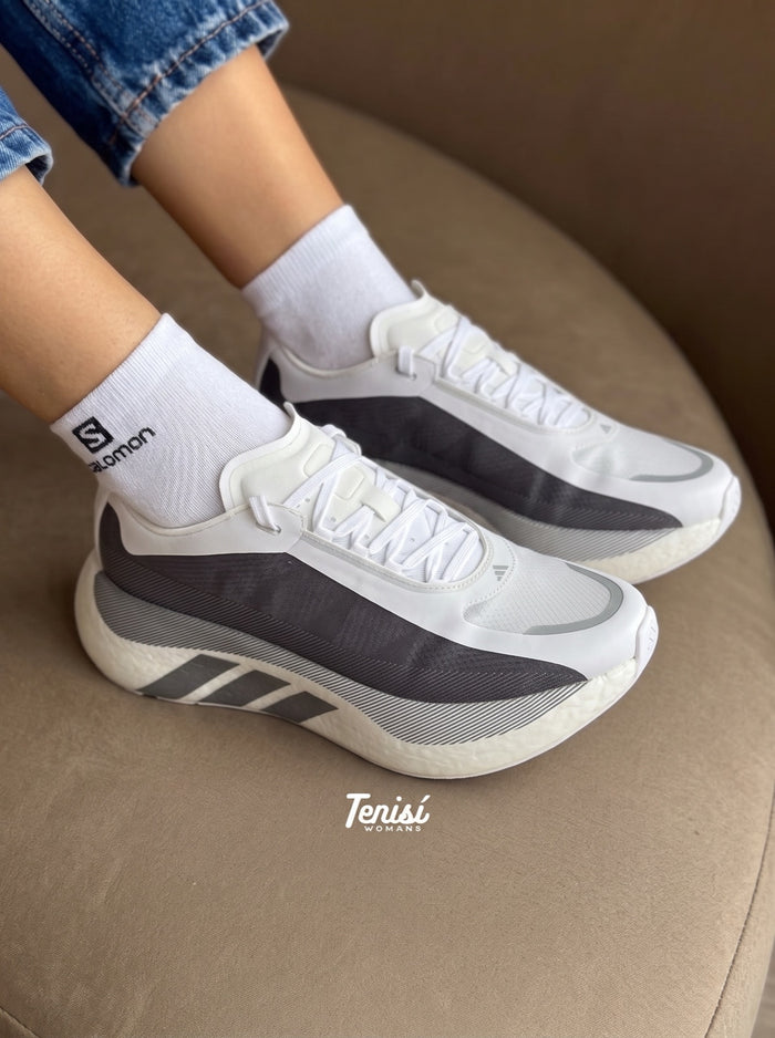 adidas HyperBoost Edge "White Black" II look 2