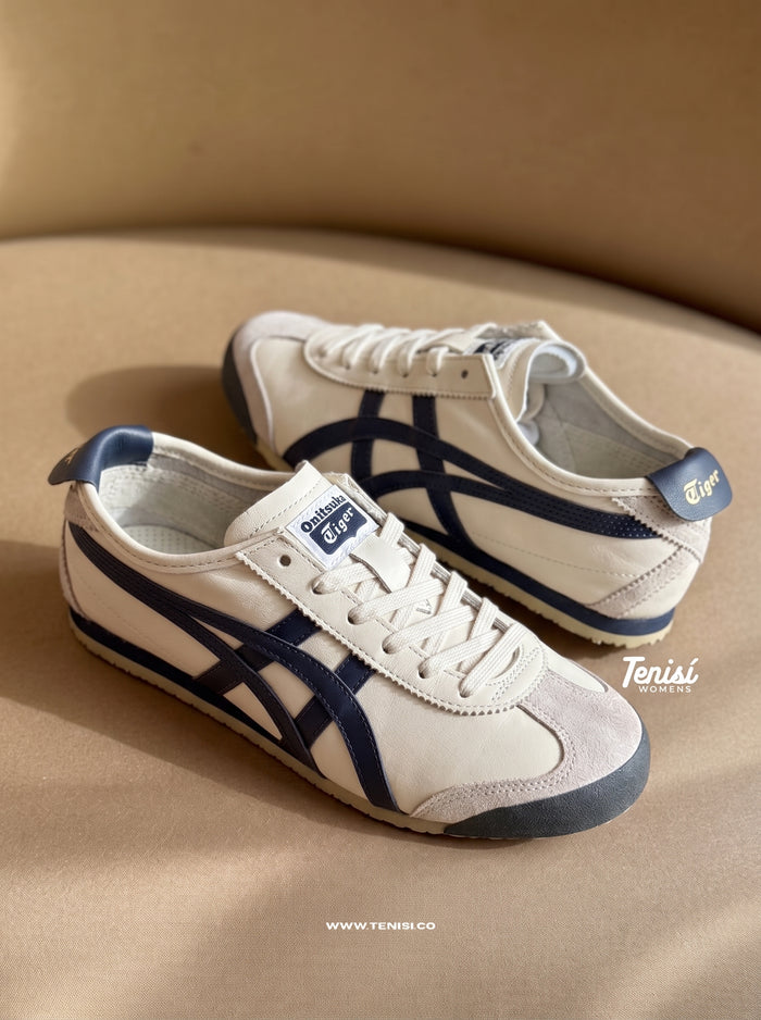 Onitsuka Tiger Mexico 66 "Cream Navy" look 2
