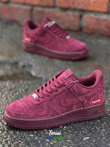 Nike Air Force 1 Low x Supreme "Burgundy" vista 2