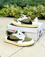 Air Jordan 1 x Travis Scott “Medium Olive” vista 4