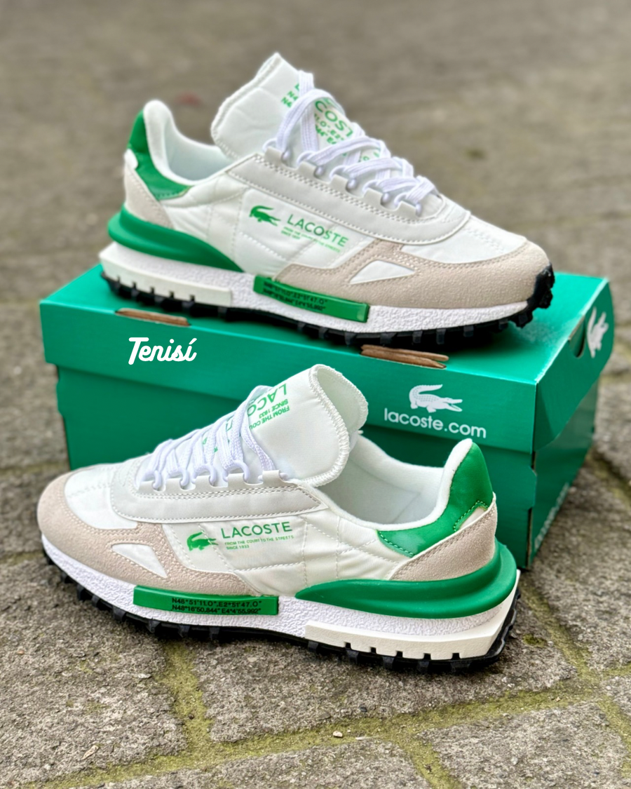 Lacoste Active “White - Green” — pago contra entrega en Colombia