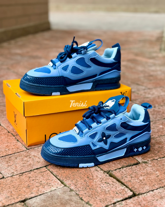 Louis Vuitton Skate “Triple Blue” look 1