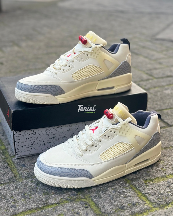 Jordan Spizike Low own “White Cement” look 2