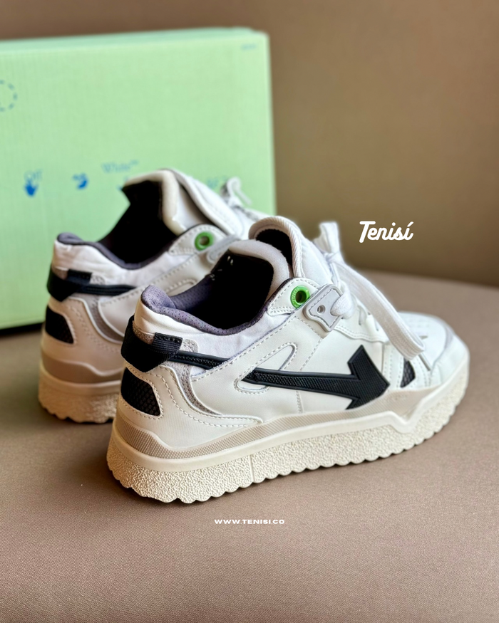 OFF-WHITE Sponge Mid “White” look 2