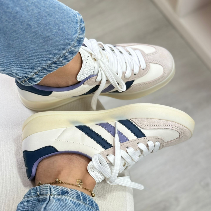 adidas Gazelle “Blue” look 1