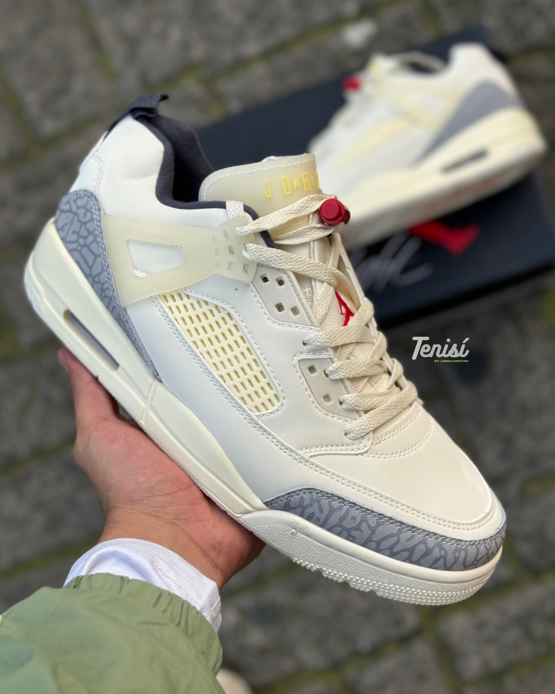 Jordan Spizike Low own “White Cement”