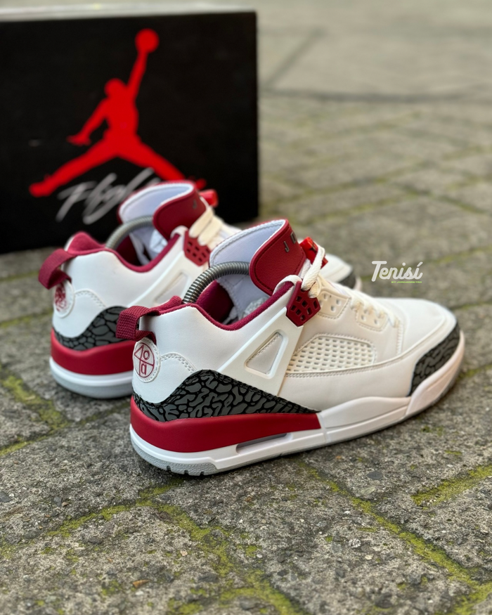 Jordan Spizike Low own “Fire Red” look 1