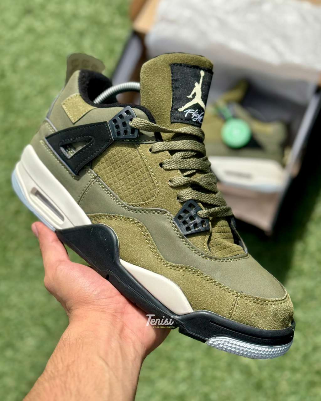 Air Jordan 4 Craft “Medium Olive”
