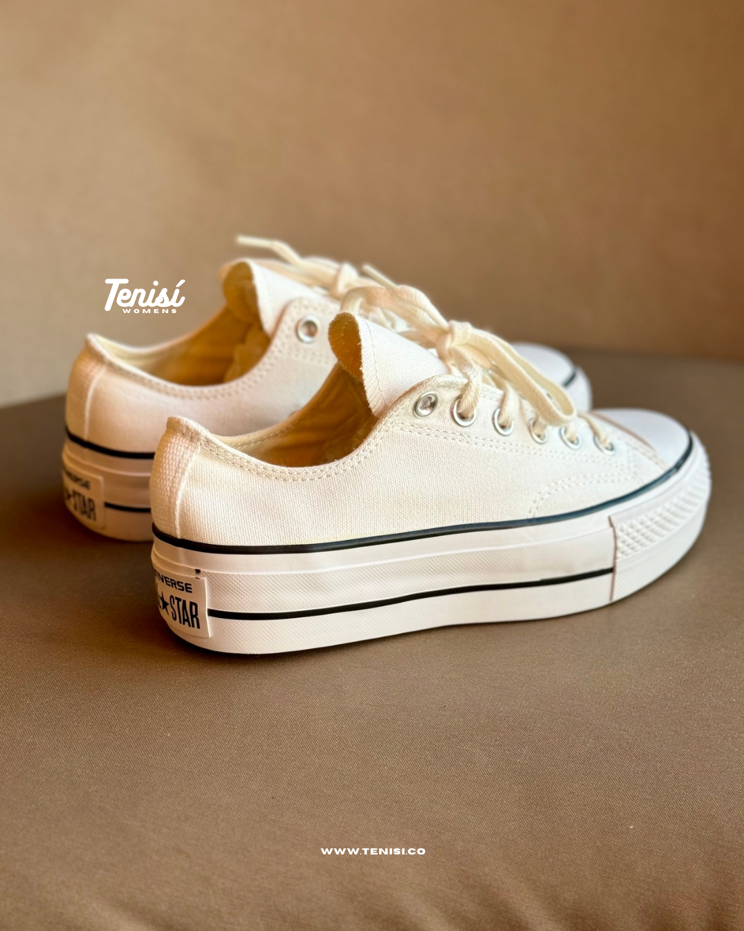 Converse Chuck Taylor Plataforma All Star Low “White”