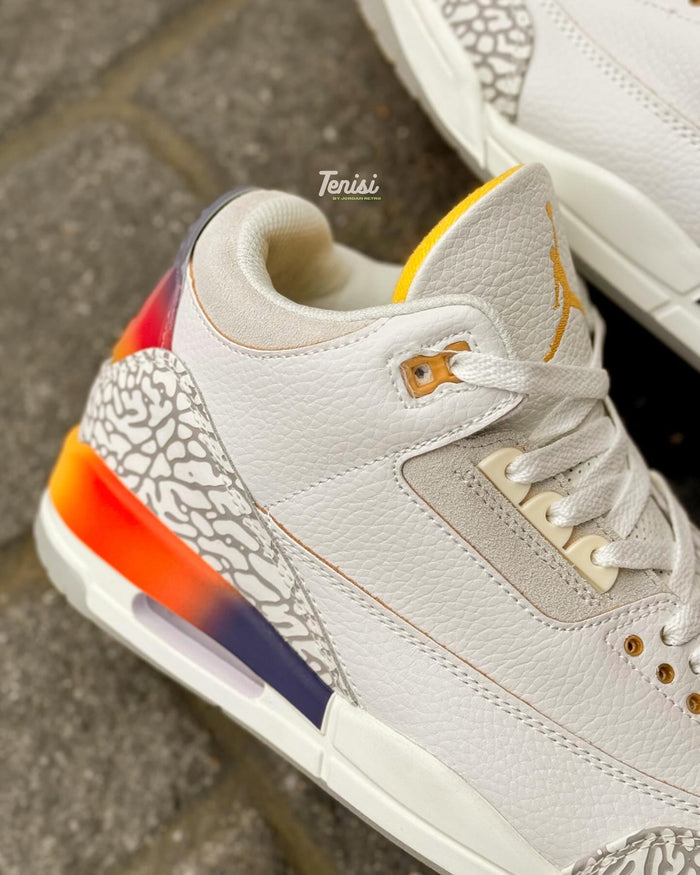 Air Jordan 3 X J Balvin “Medellín Sunset” look 1