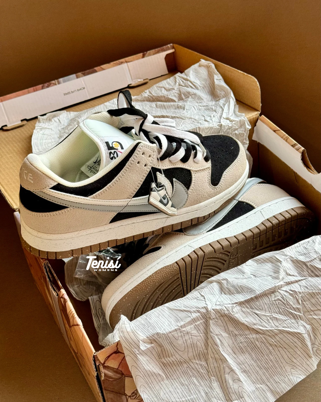 Nike Dunk Low “Double Swoosh” Panda