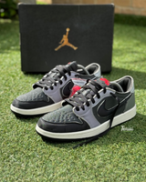 AIR JORDAN 1 LOW OG EX BLACK SMOKE GREY vista 1