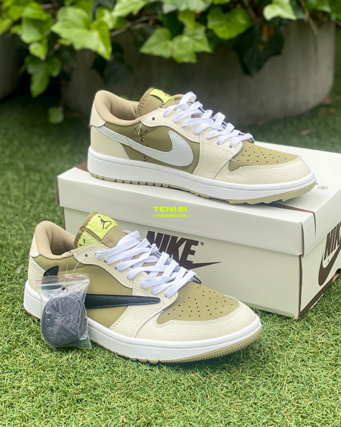 Air Jordan 1 Golf x Travis Scott look 1