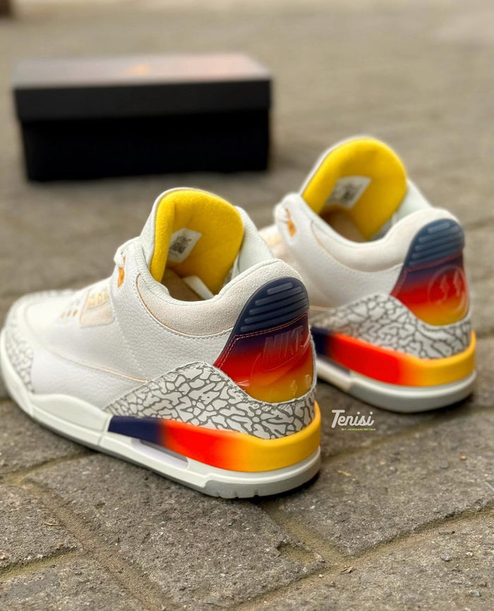 Air Jordan 3 X J Balvin “Medellín Sunset” look 3