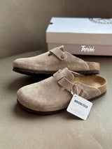 Birkenstock Boston "Beige" vista 3