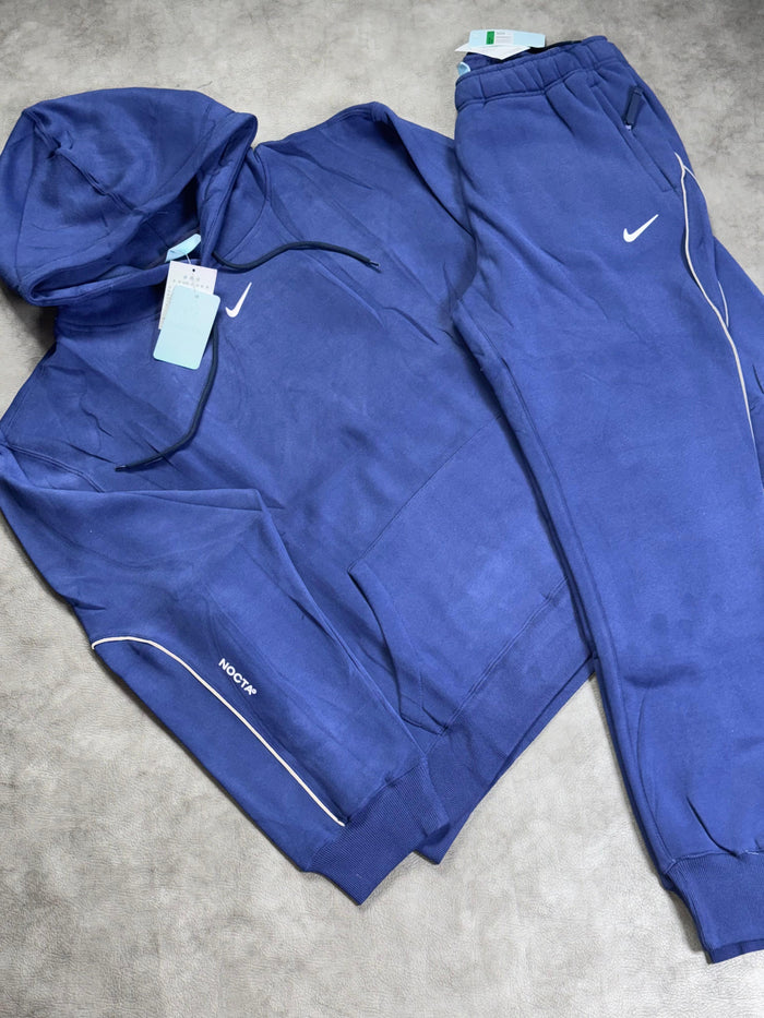 Nocta Tech Fleece “Blue” look 1