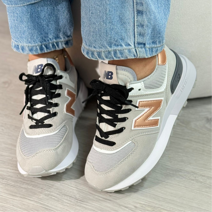 New Balance 574 “Grey/Gold” — pago contra entrega en Colombia