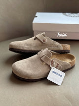 Birkenstock Boston "Beige" vista 3