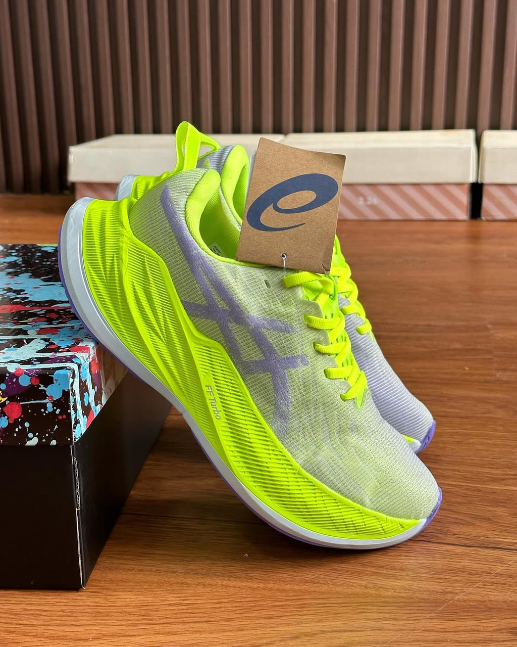 Asics superblast "Green"