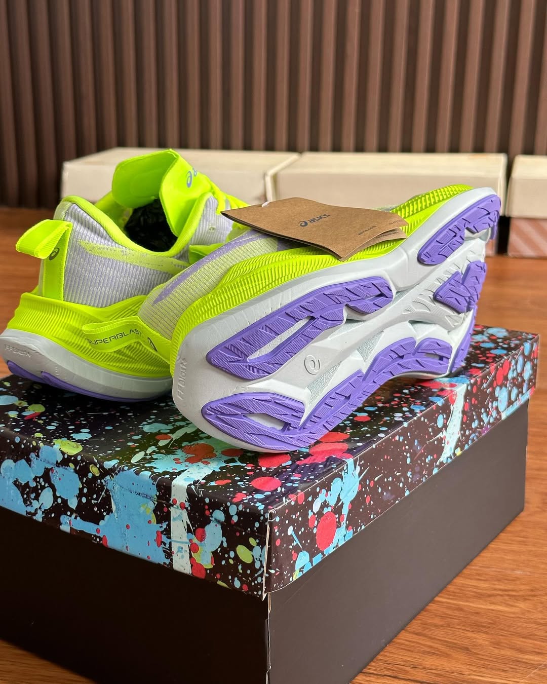 Asics superblast "Green"