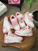 Air Jordan 3 Parra Pink vista 3