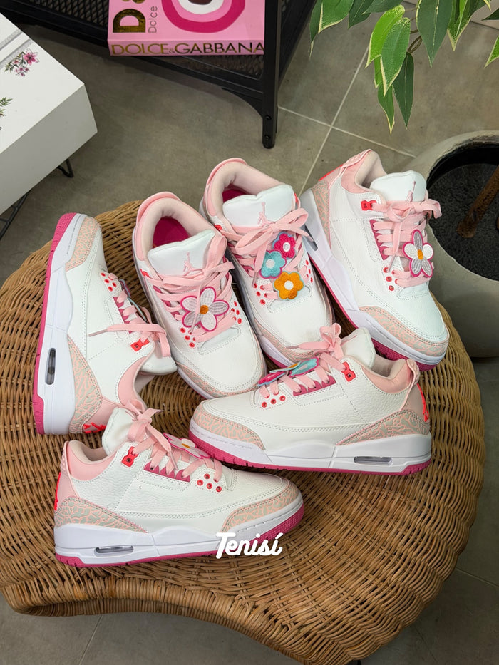 Air Jordan 3 Parra Pink look 2