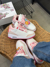 Air Jordan 3 Parra Pink vista 4