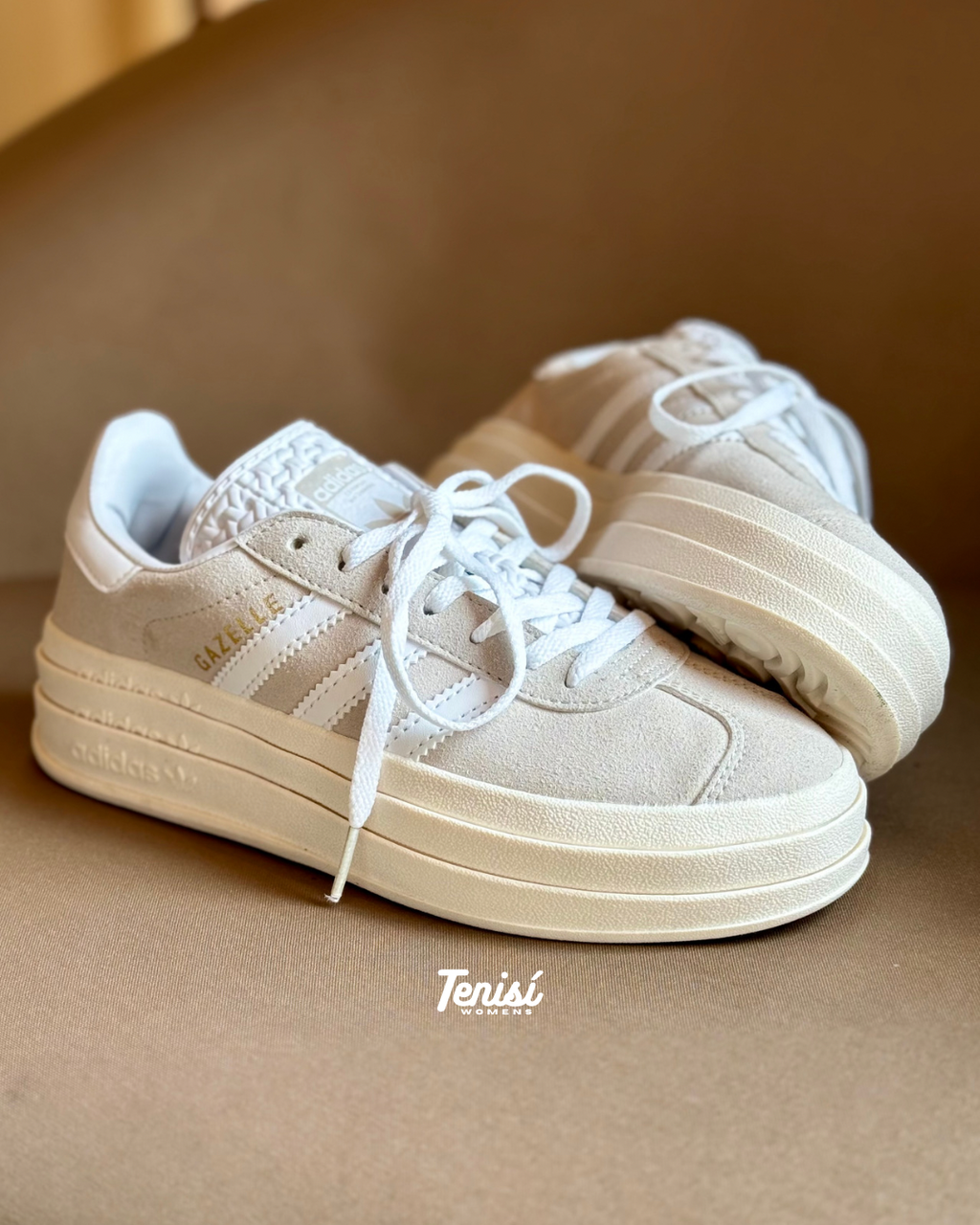 adidas Gazelle Bold beige disponibles en TENISI.co con envío gratis