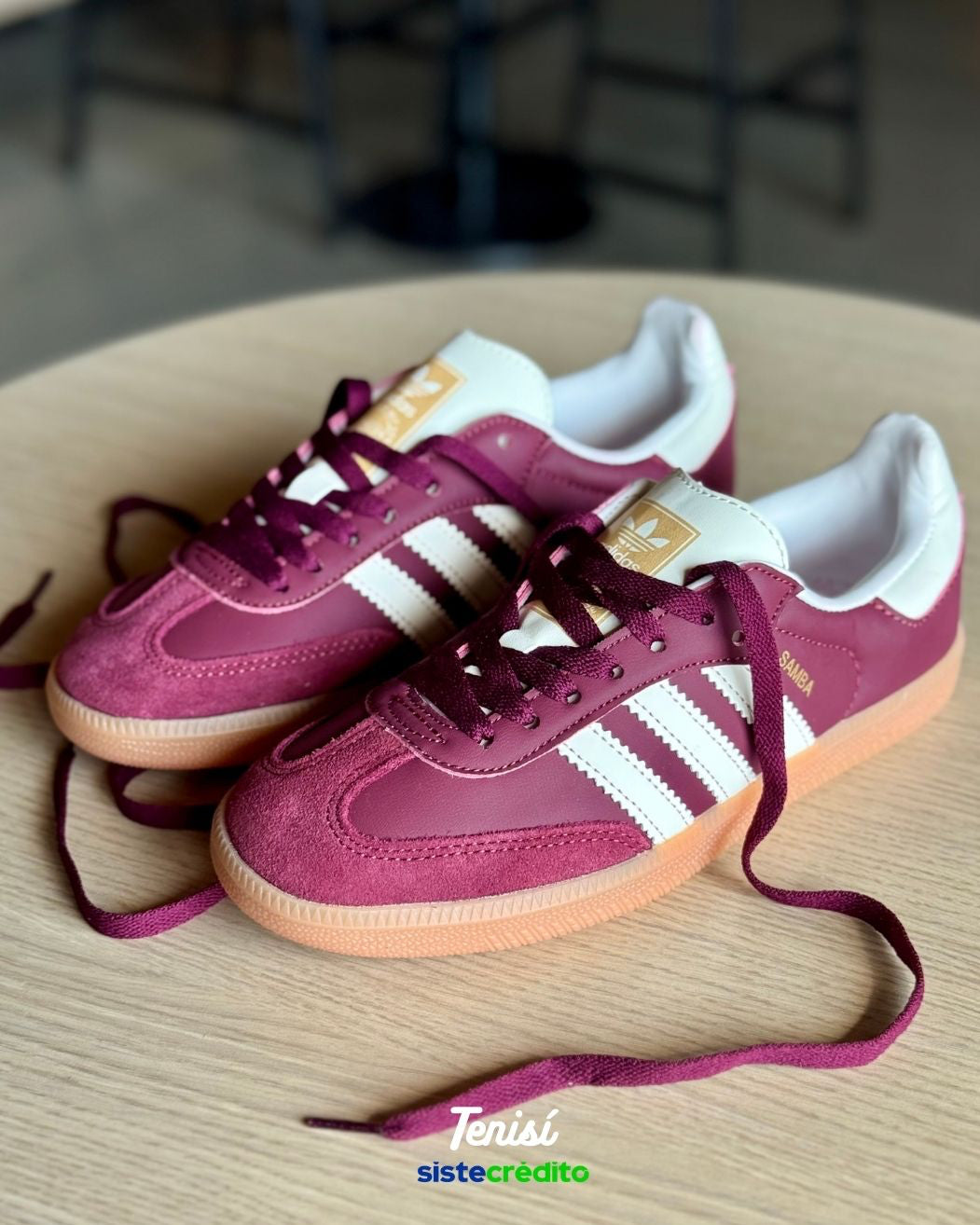adidas Samba “Rossete” (Vinotinto)