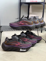 adidas Superboost Purple Brown vista 3