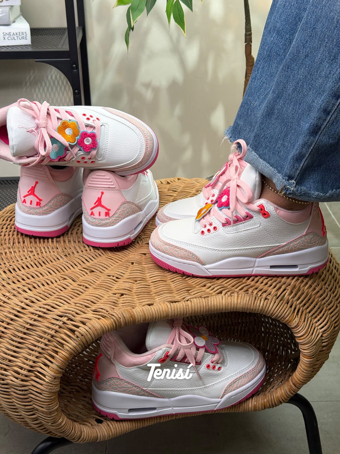 Air Jordan 3 Parra Pink look 4