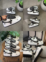 Nike Air Force 1 x Undefeated Black White vista 2