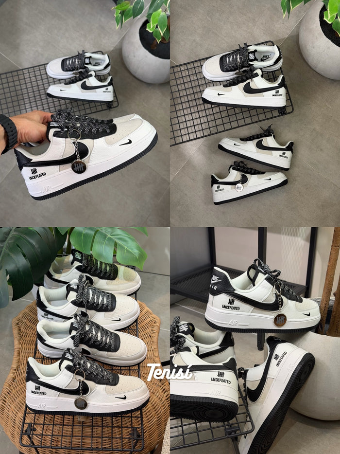 Nike Air Force 1 x Undefeated Black White look 1