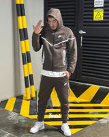 Nike Tech Fleece Tracksuit Reflective "Cafe" vista 1