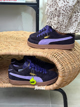 Puma Suede Purple Black vista 3
