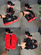 Air Jordan 4 Black Infrared vista 3