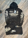 Hellstar Studios Hoodie y Sweatpants “Negro”