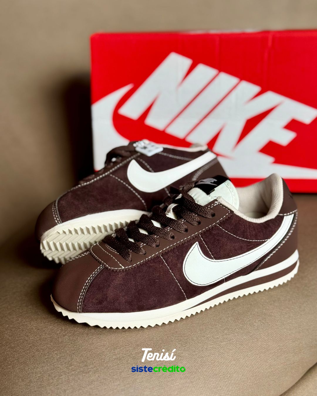 nike cortez marrón
