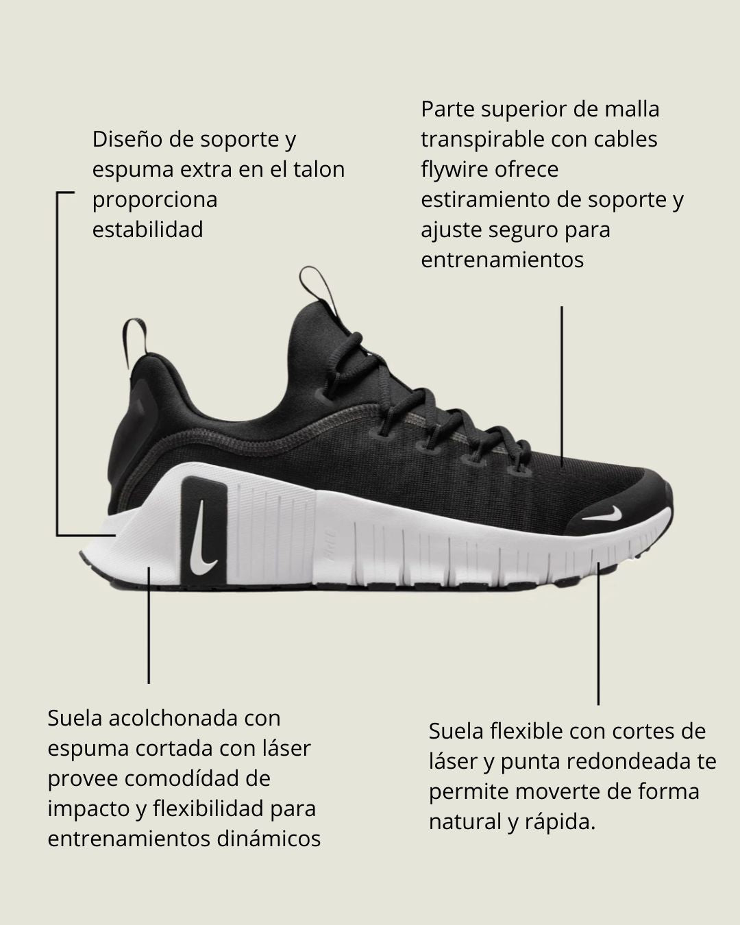 Nike Metcon 6 – Zapatillas de Entrenamiento Premium con Envío Gratis y Pago Contraentrega en Colombia
