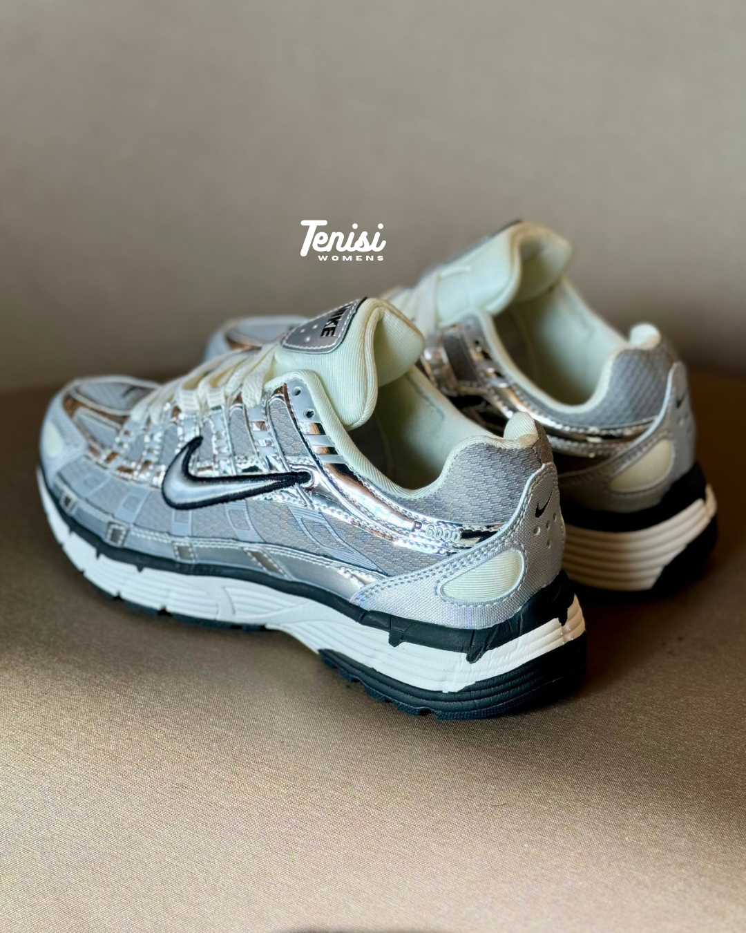 Suela y amortiguación de las Nike P-6000 Silver