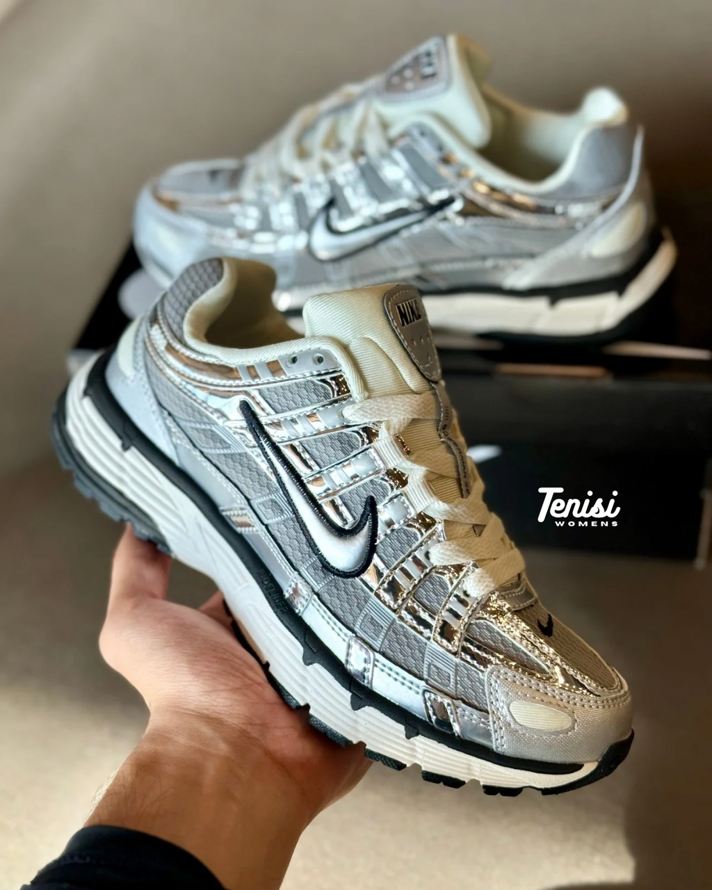 Nike P-6000 Silver zapatillas unisex estilo deportivo