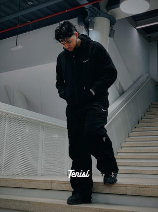 Nike Sportswear Air Max Fleece Full-Zip Hoodie y Pants “Negro”