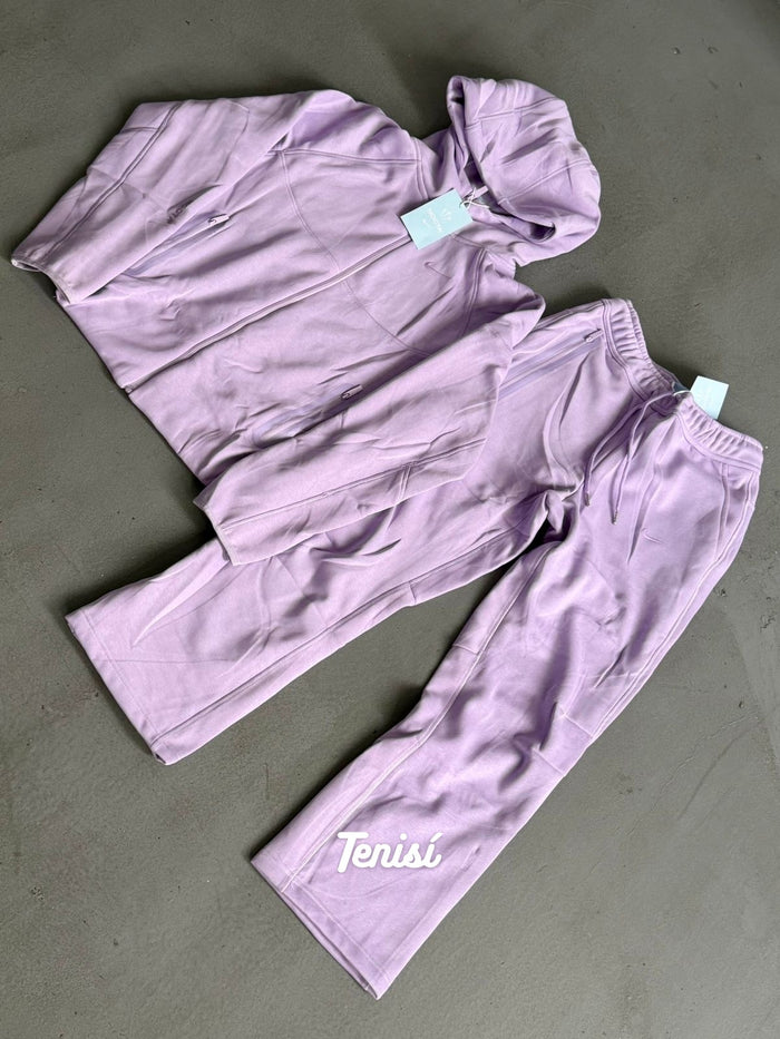 Nike Sportswear Tech Fleece Full-Zip Hoodie y Pants “Lila” look 1