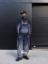 Supreme x Umbro Gradient Track Jacket y Track Pant “Azul Marino / Gris”
