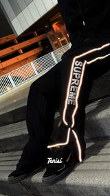 Supreme Reflective Zip Up Hooded Sweatshirt y Sweatpant vista 4
